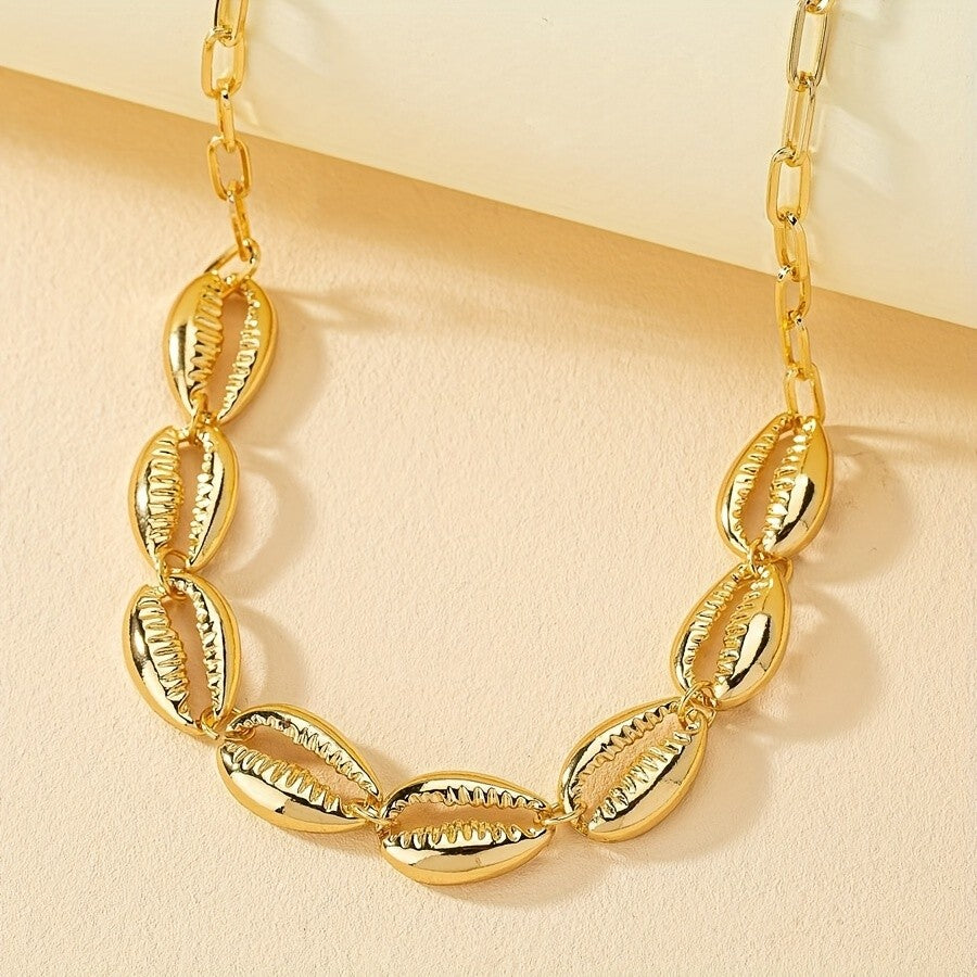 18k Boho Shell Necklace