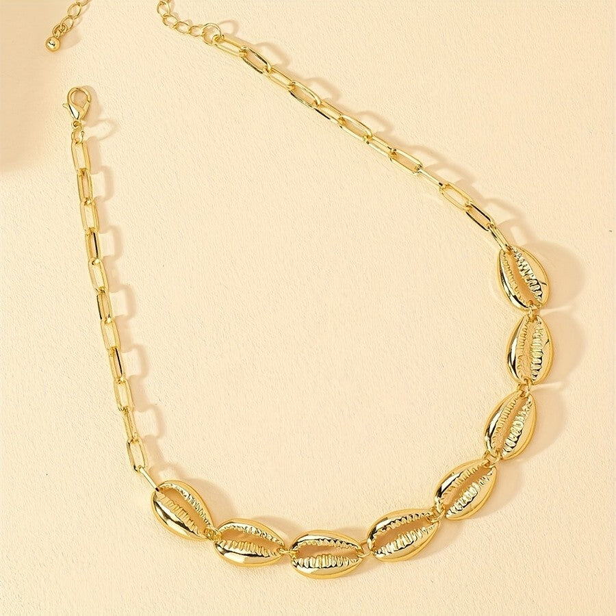 18k Boho Shell Necklace
