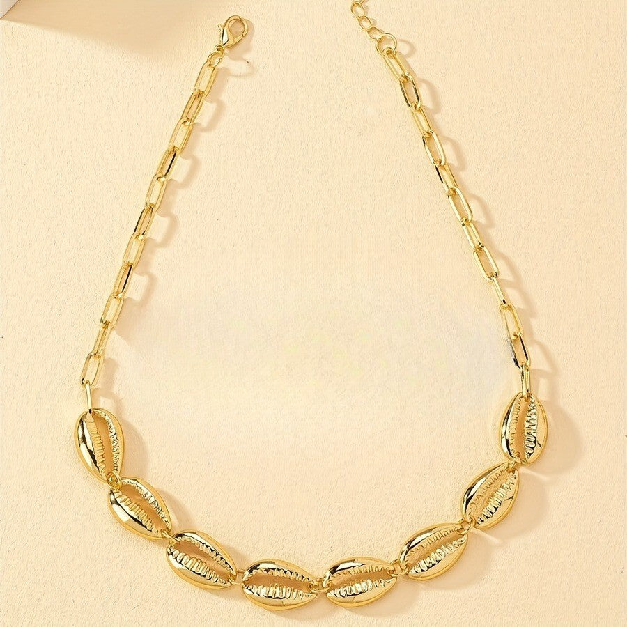 18k Boho Shell Necklace