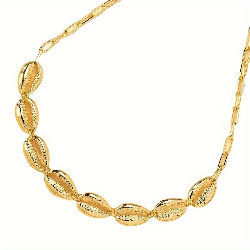 18k Boho Shell Necklace