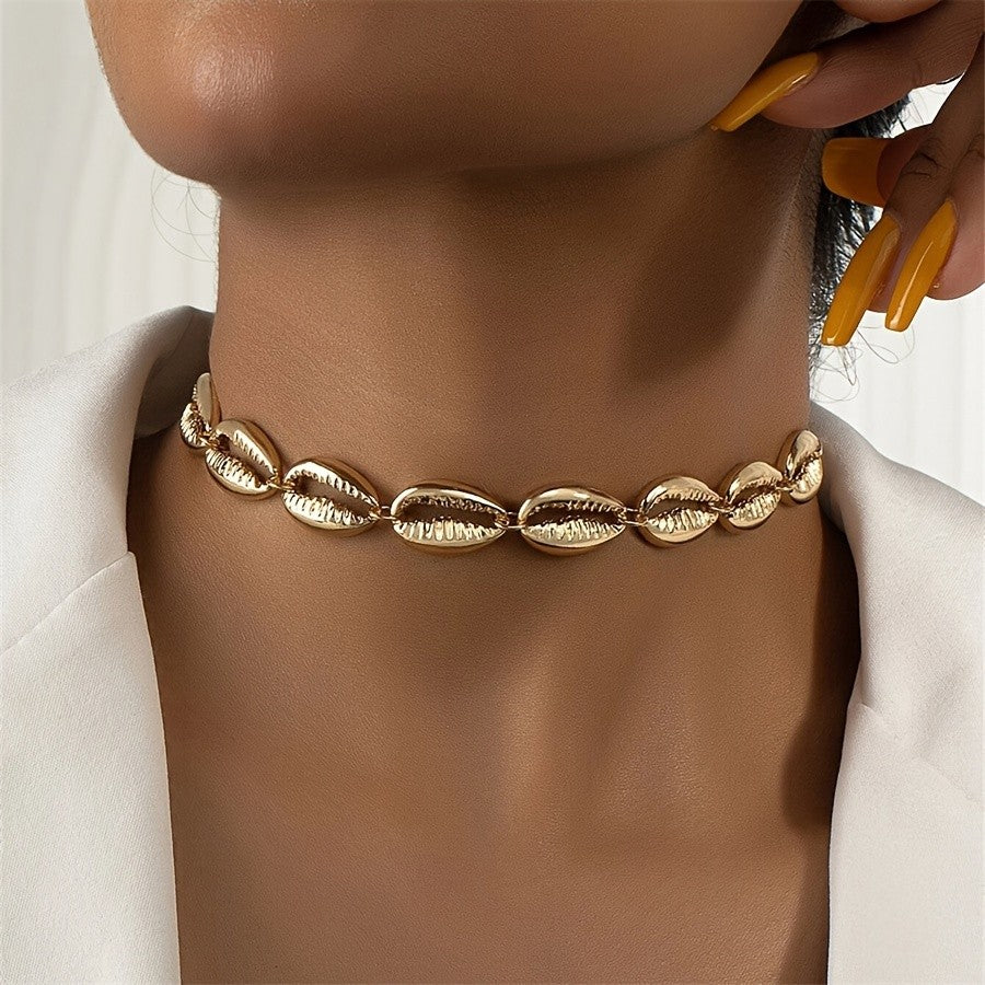 18k Boho Shell Necklace