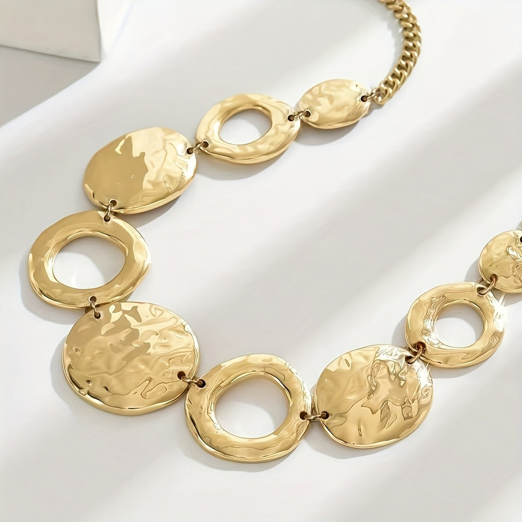 18k Vintage Geometric Necklace
