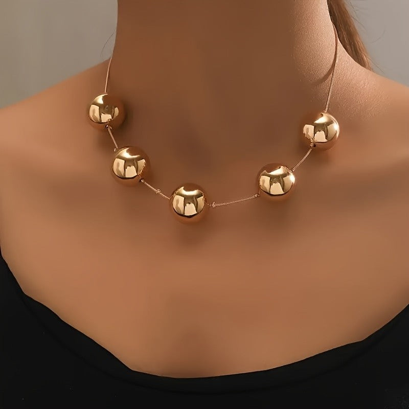 18k Vintage Sphere Necklace