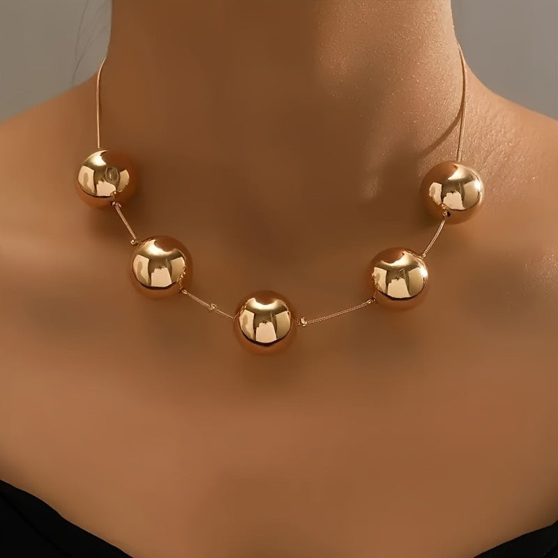 18k Vintage Sphere Necklace