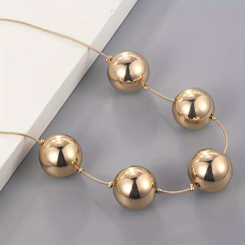 18k Vintage Sphere Necklace