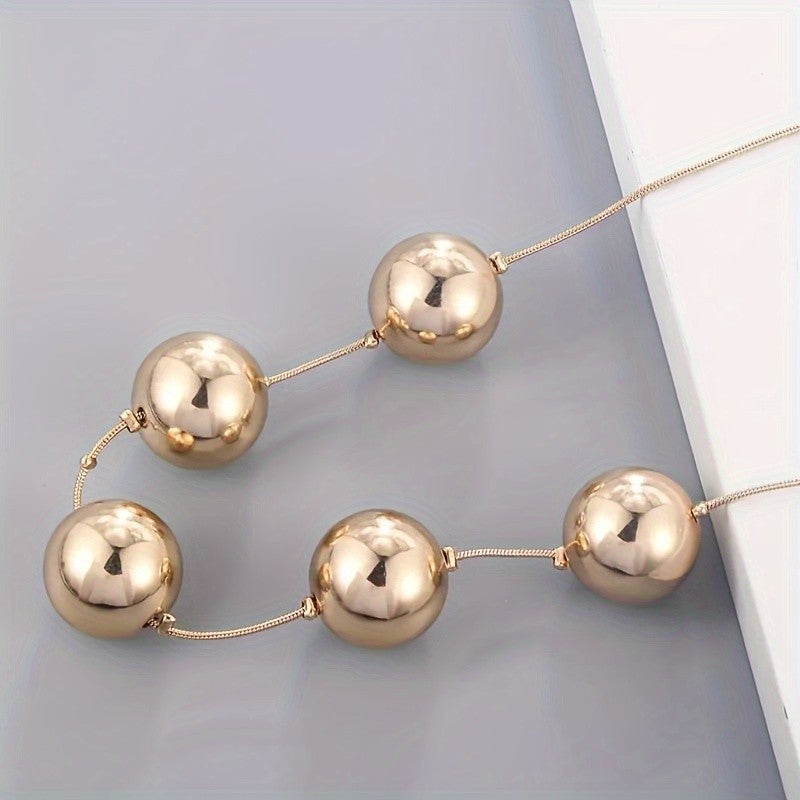 18k Vintage Sphere Necklace