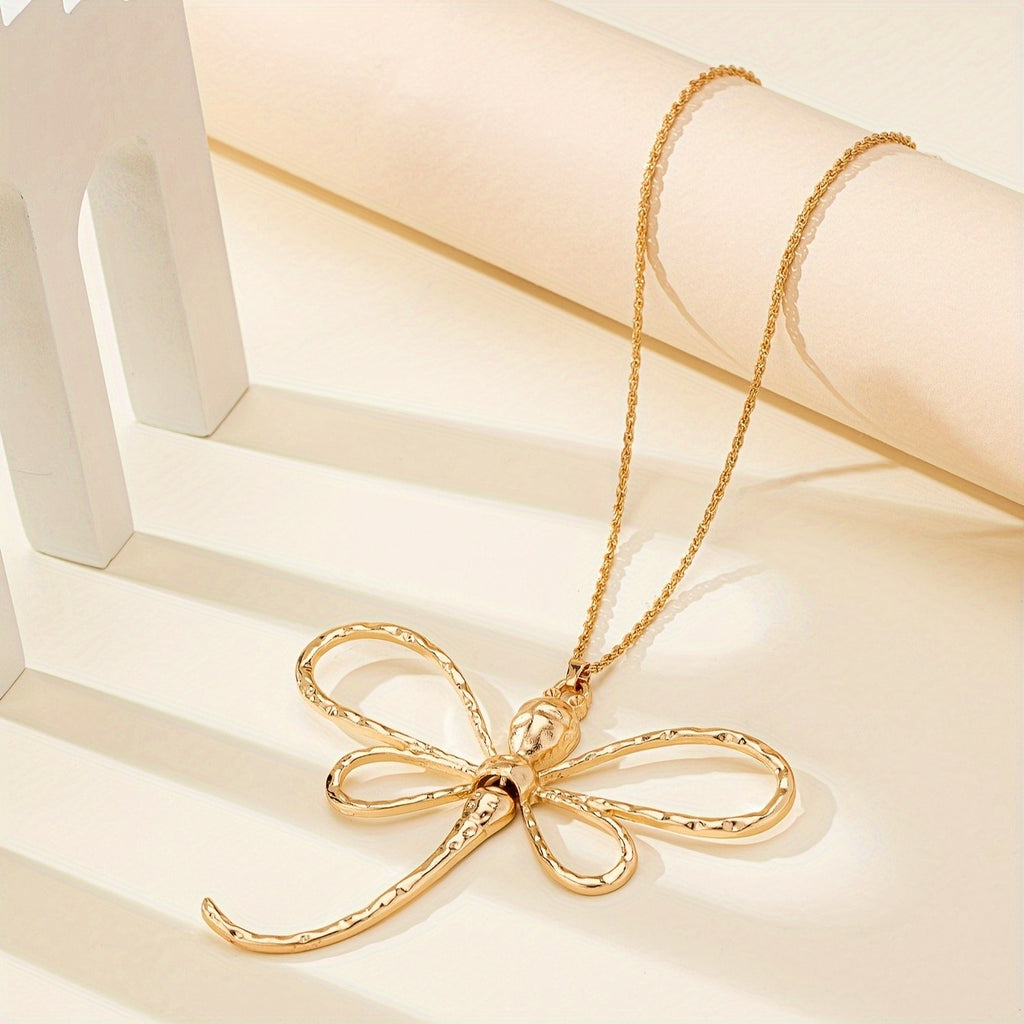 18k Elegant Dragonfly Necklace