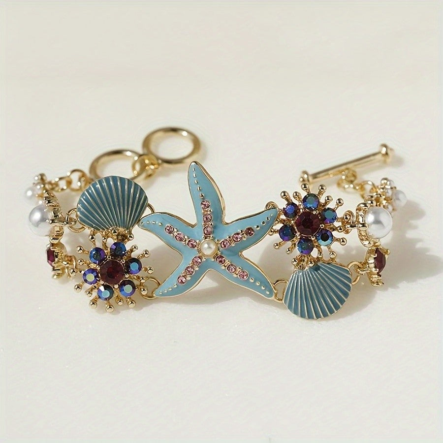 Elegant Starfish Shell Bracelet
