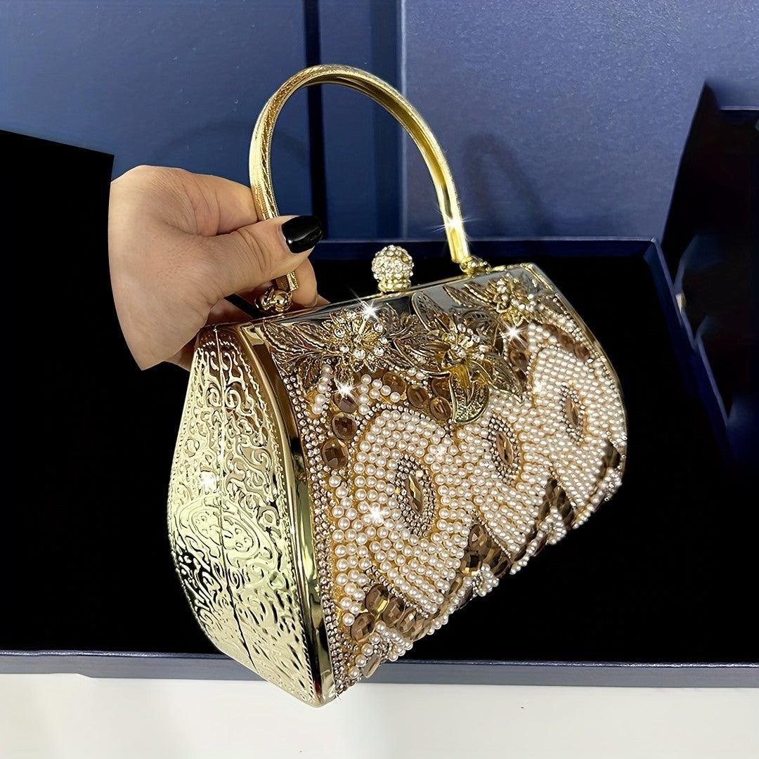 Elegant Rhinestone Evening Clutch