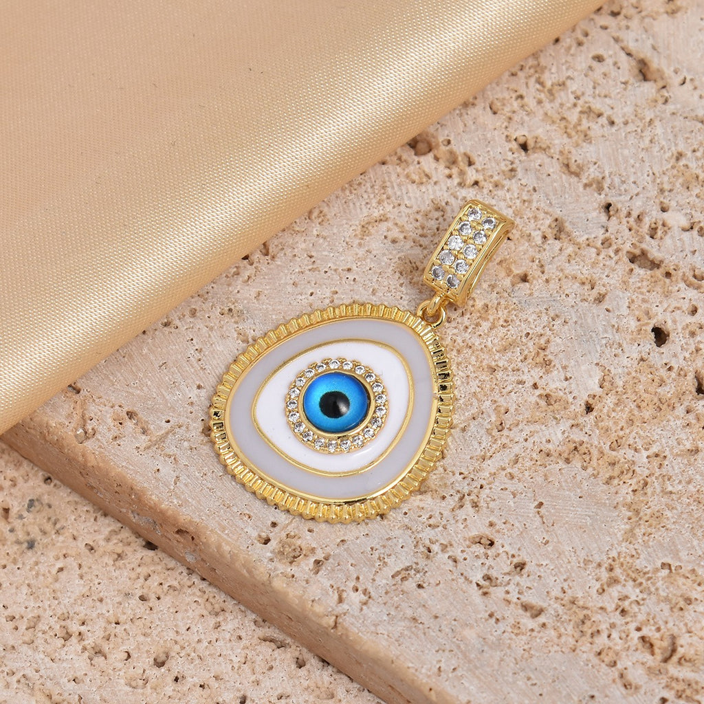 18k Elegant Evil Eye Necklace