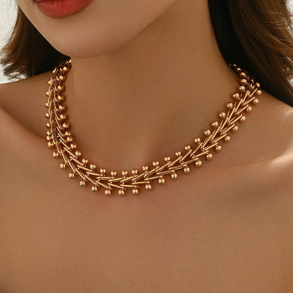 14k Elegant Wheat Necklace