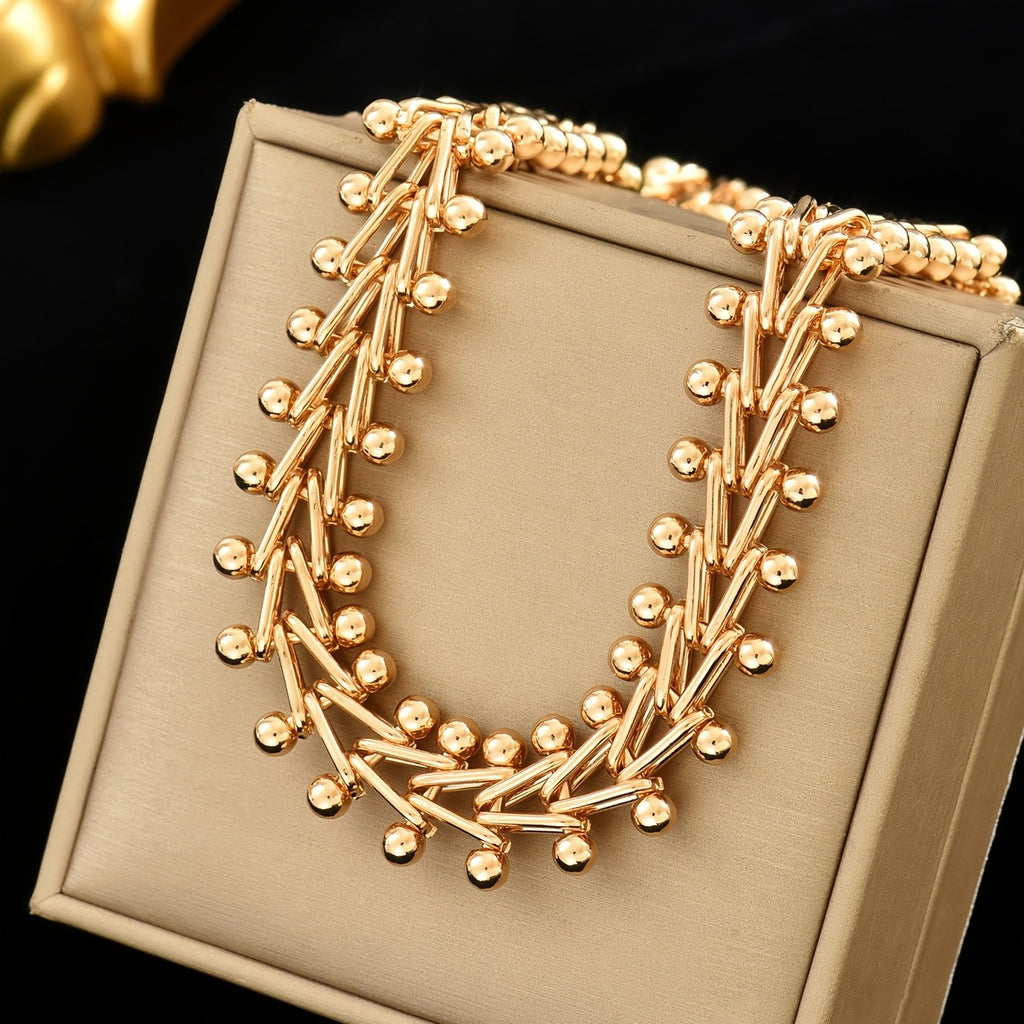 14k Elegant Wheat Necklace