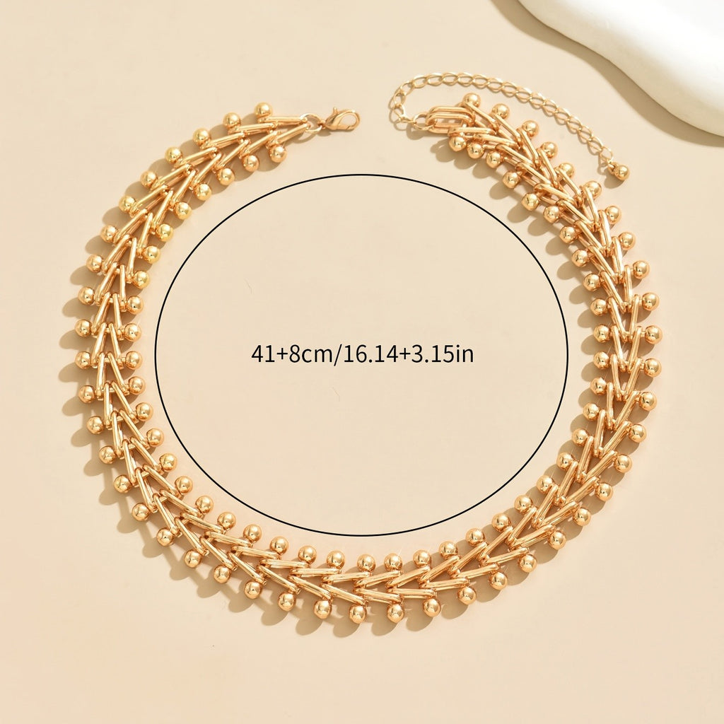 14k Elegant Wheat Necklace