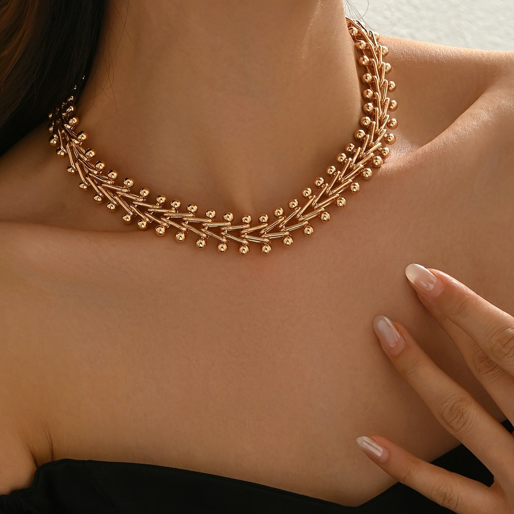 14k Elegant Wheat Necklace