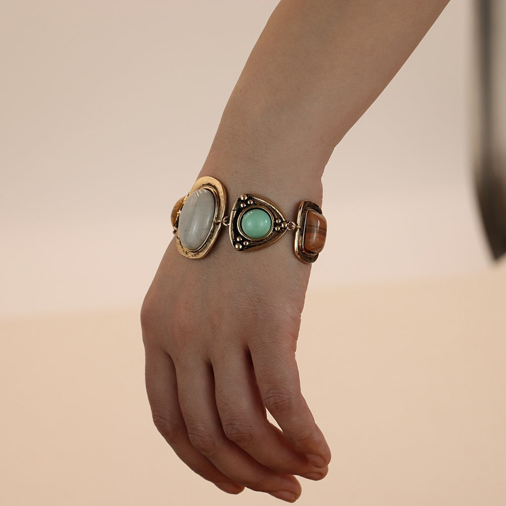 Vintage Boho Stone Bracelet