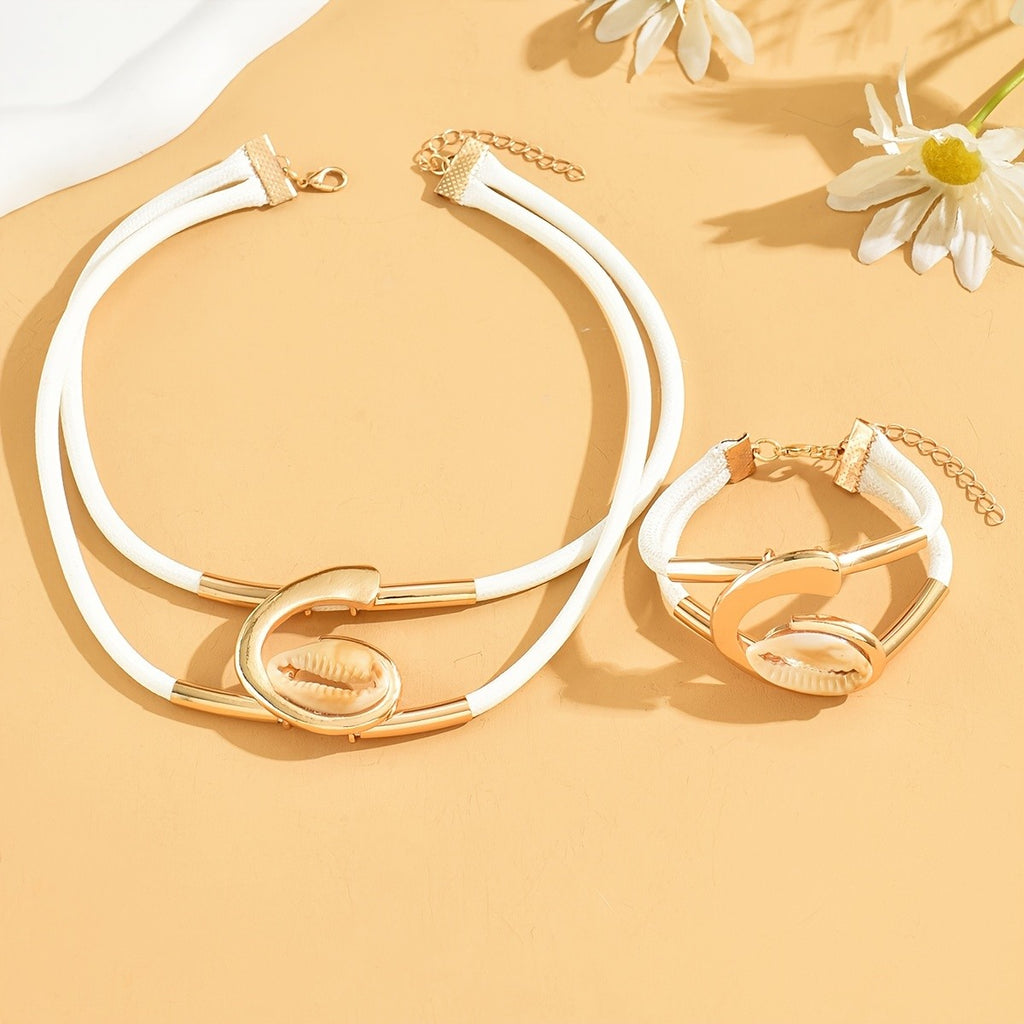 2PC Boho Shell Jewelry Set