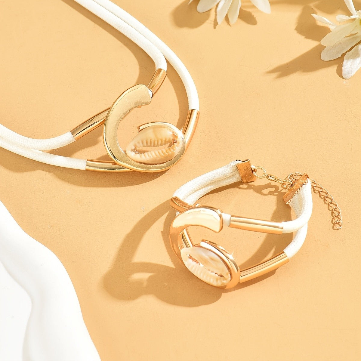 2PC Boho Shell Jewelry Set