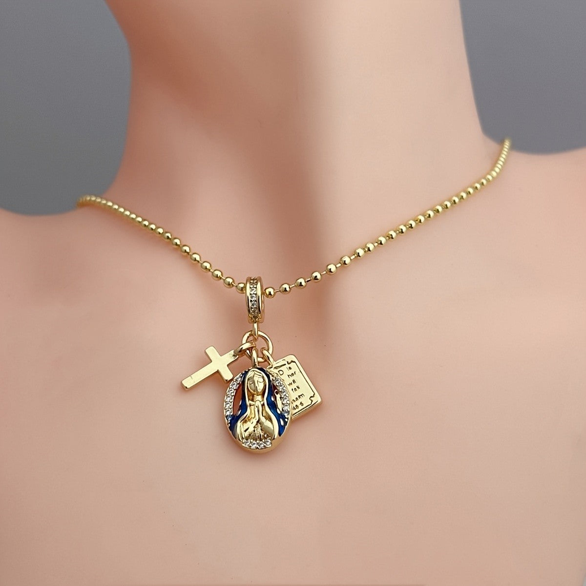 18k Elegant Faith Jewelry Set