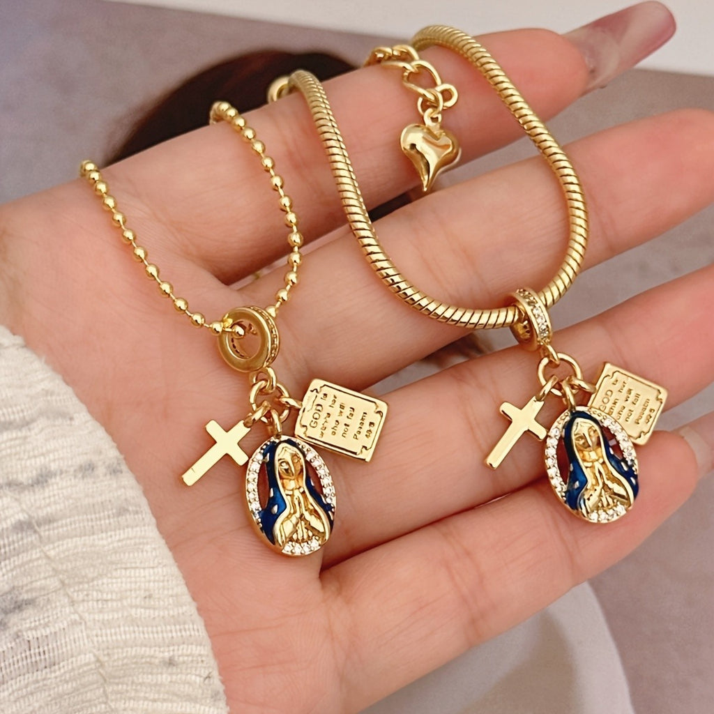 18k Elegant Faith Jewelry Set