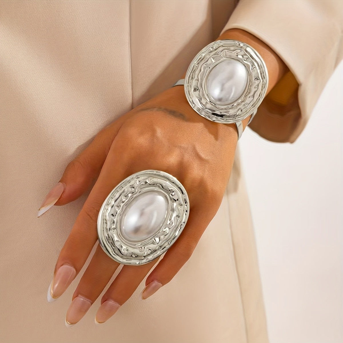 14k Vintage Pearl Jewelry Set