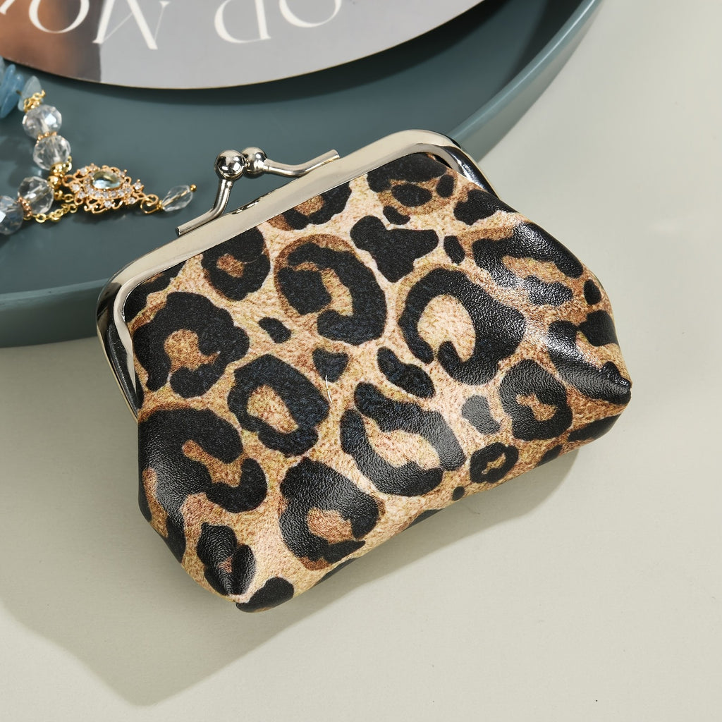 Leopard Print Coin Purse