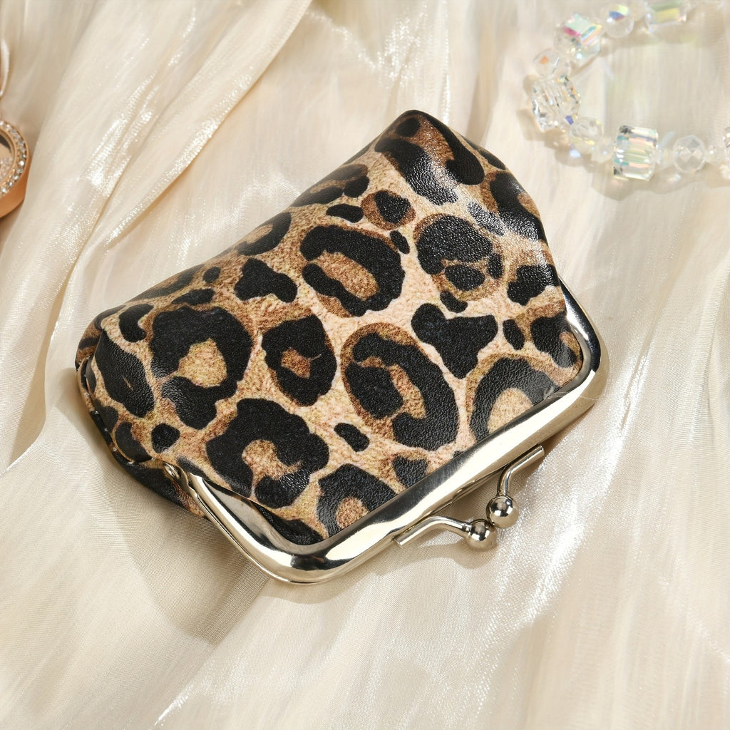 Leopard Print Coin Purse