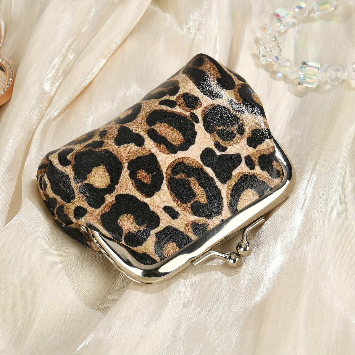 Leopard Print Coin Purse