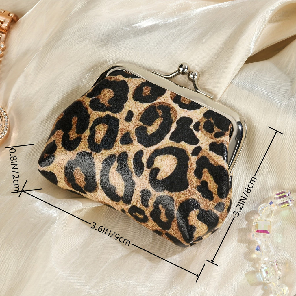 Leopard Print Coin Purse