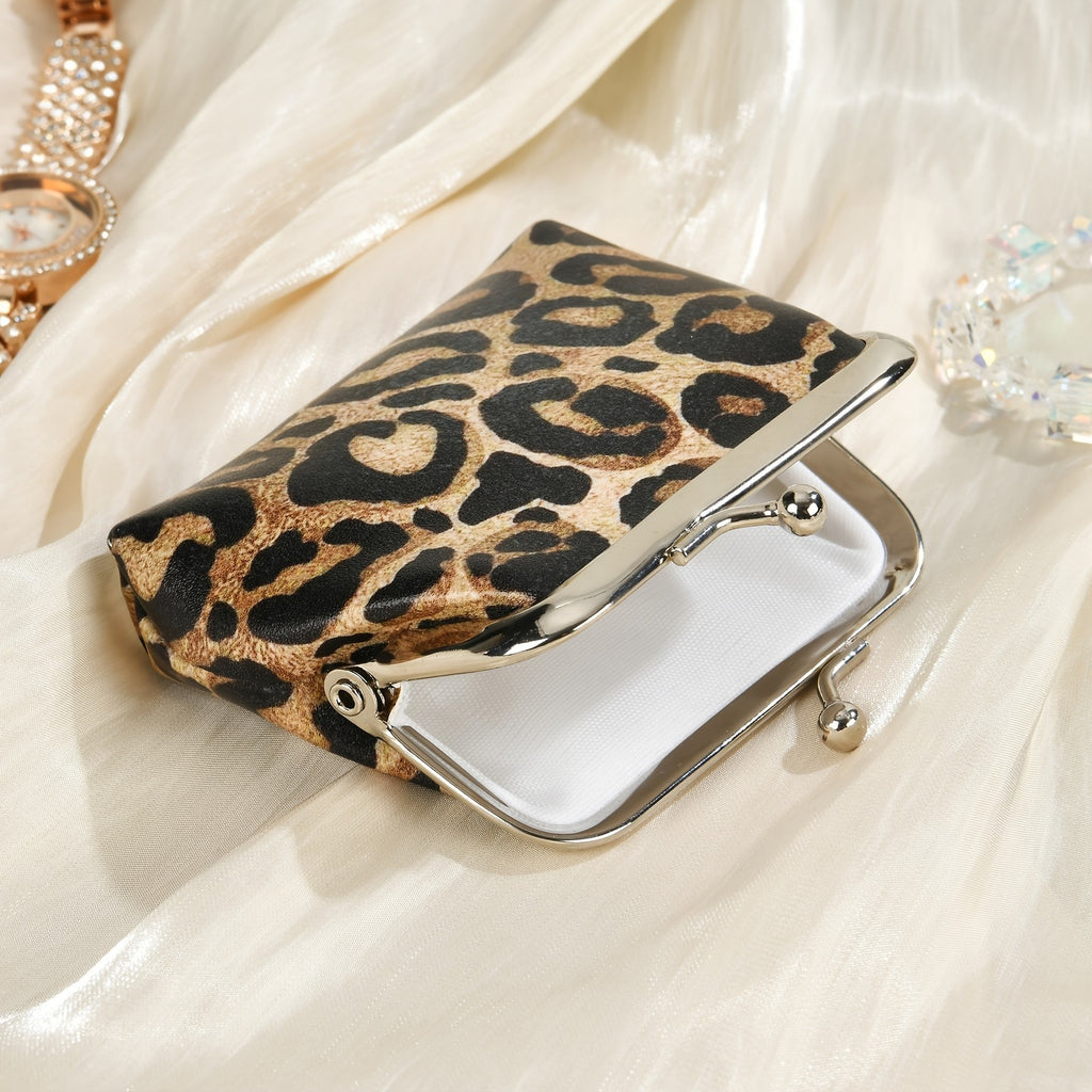 Leopard Print Coin Purse