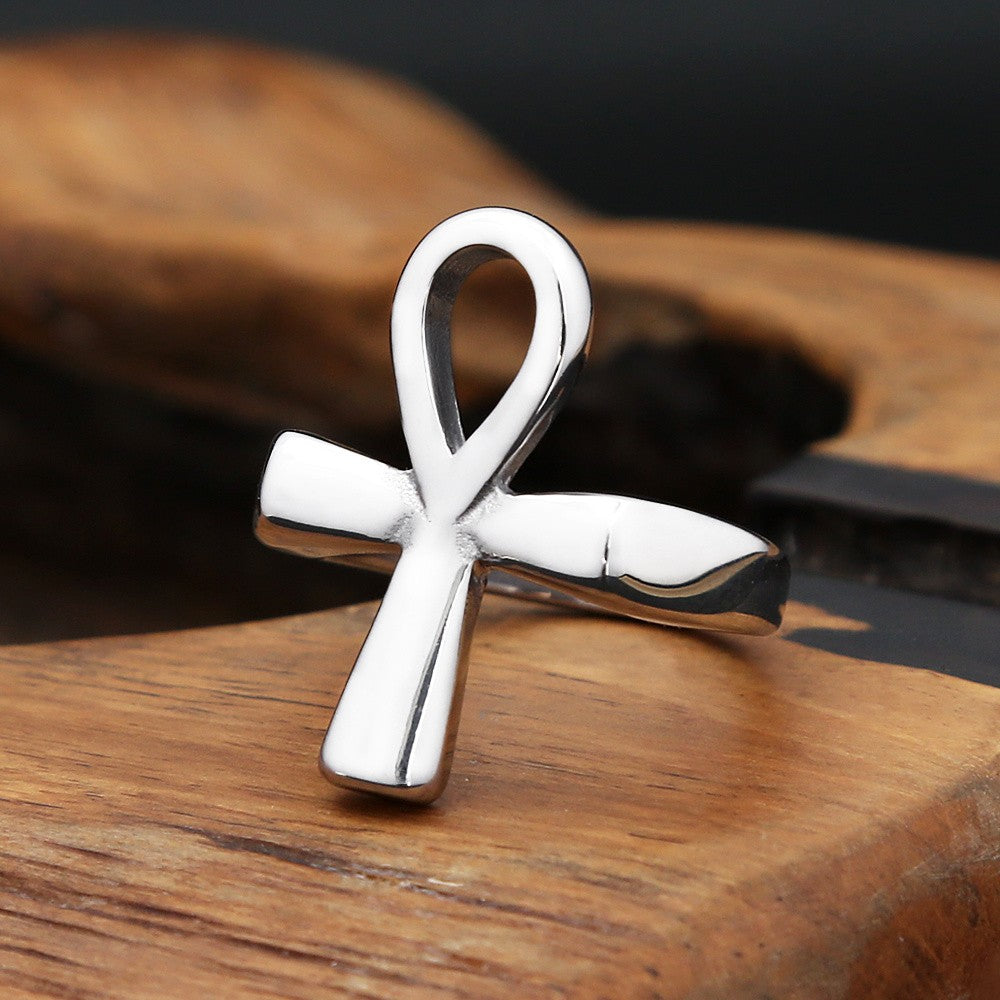 Minimal Ankh Cross Ring