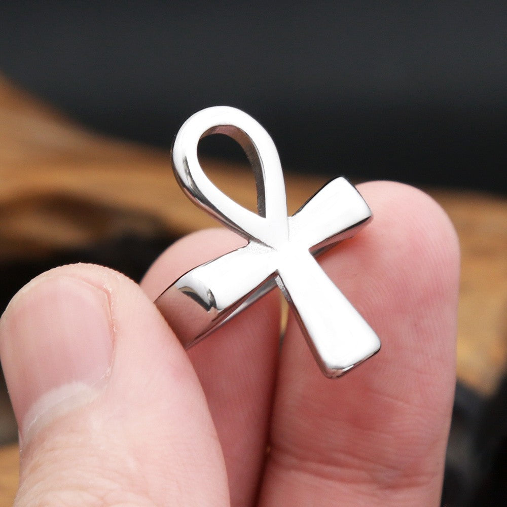 Minimal Ankh Cross Ring