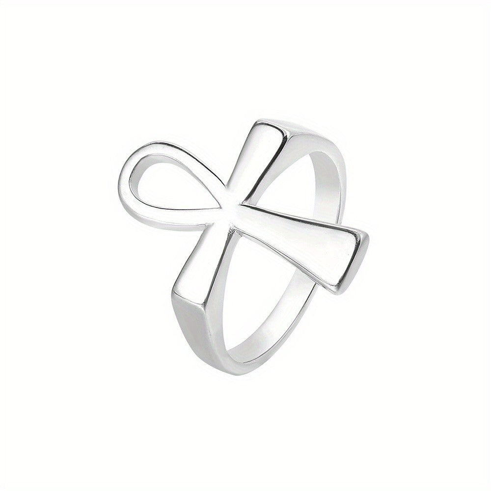 Minimal Ankh Cross Ring