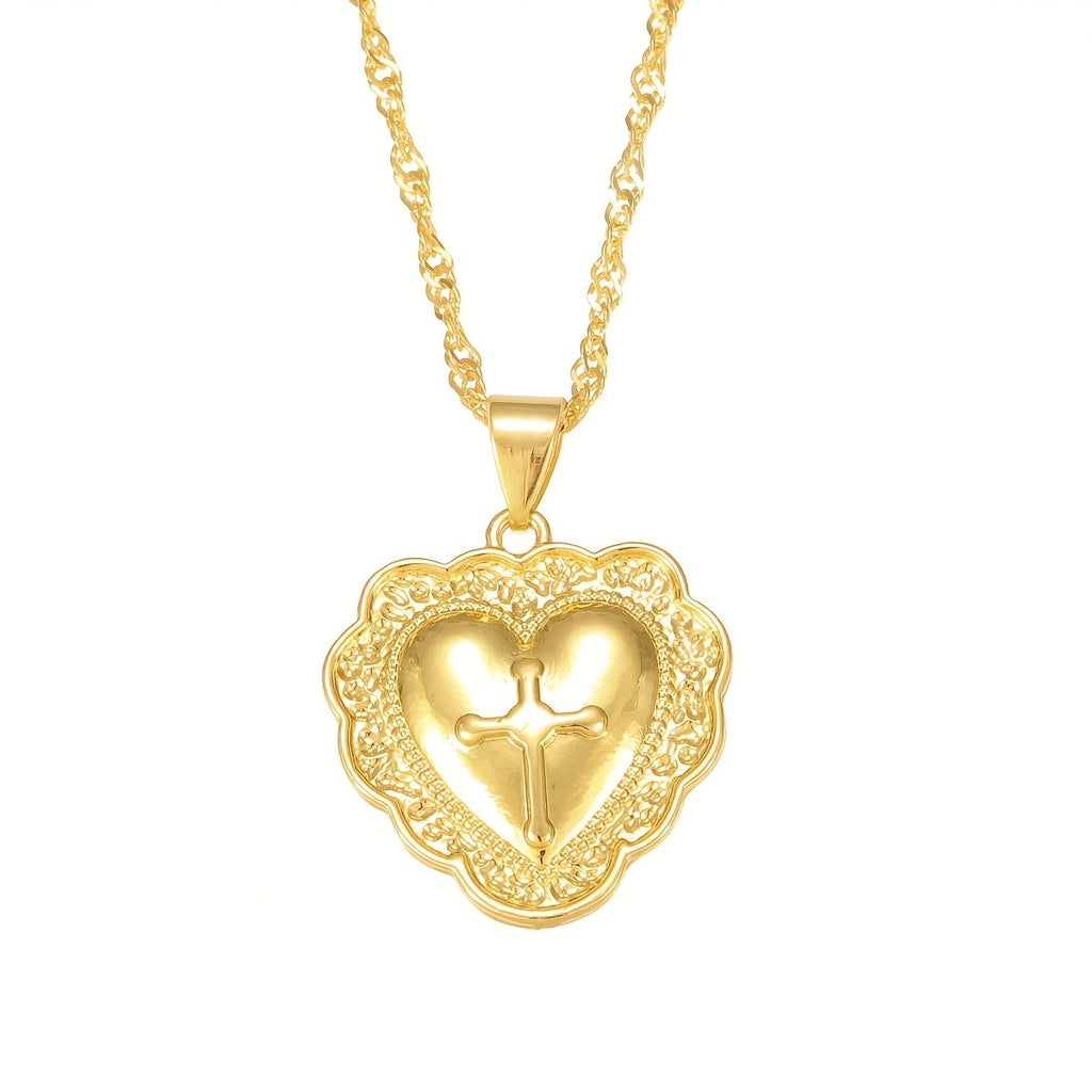 Vintage Heart Pendant Necklace