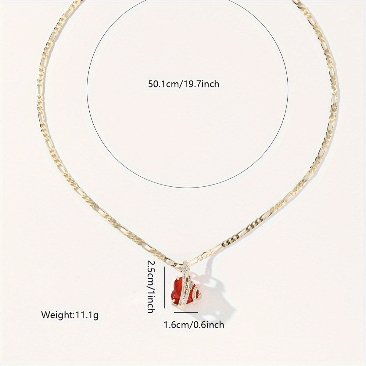 14k Elegant Heart Necklace