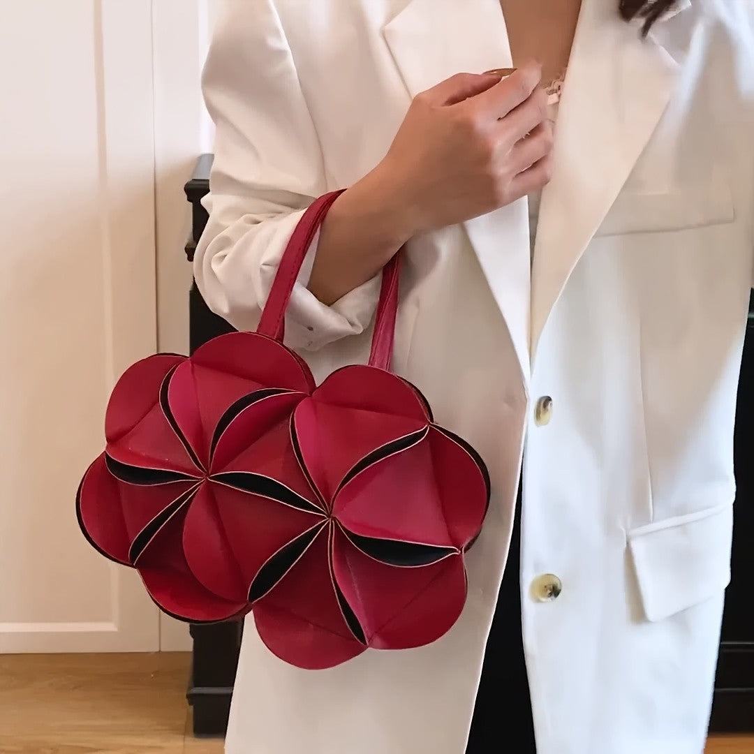Elegant Floral Petal Tote