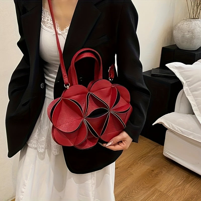 Elegant Floral Petal Tote
