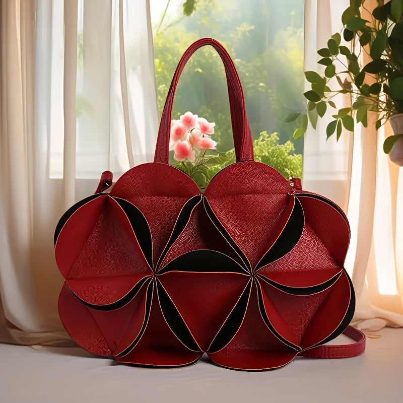 Elegant Floral Petal Tote