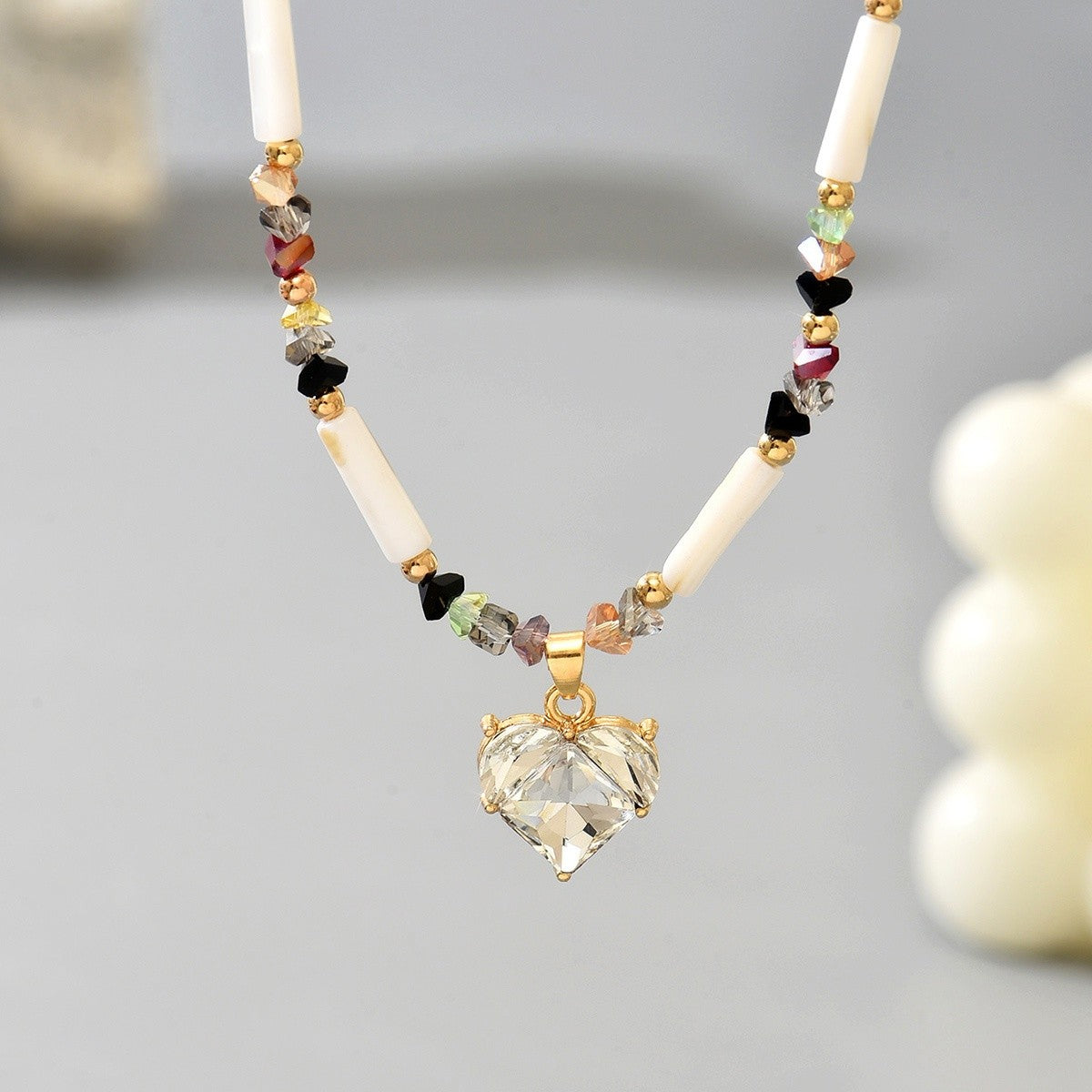 Elegant Boho Heart Necklace