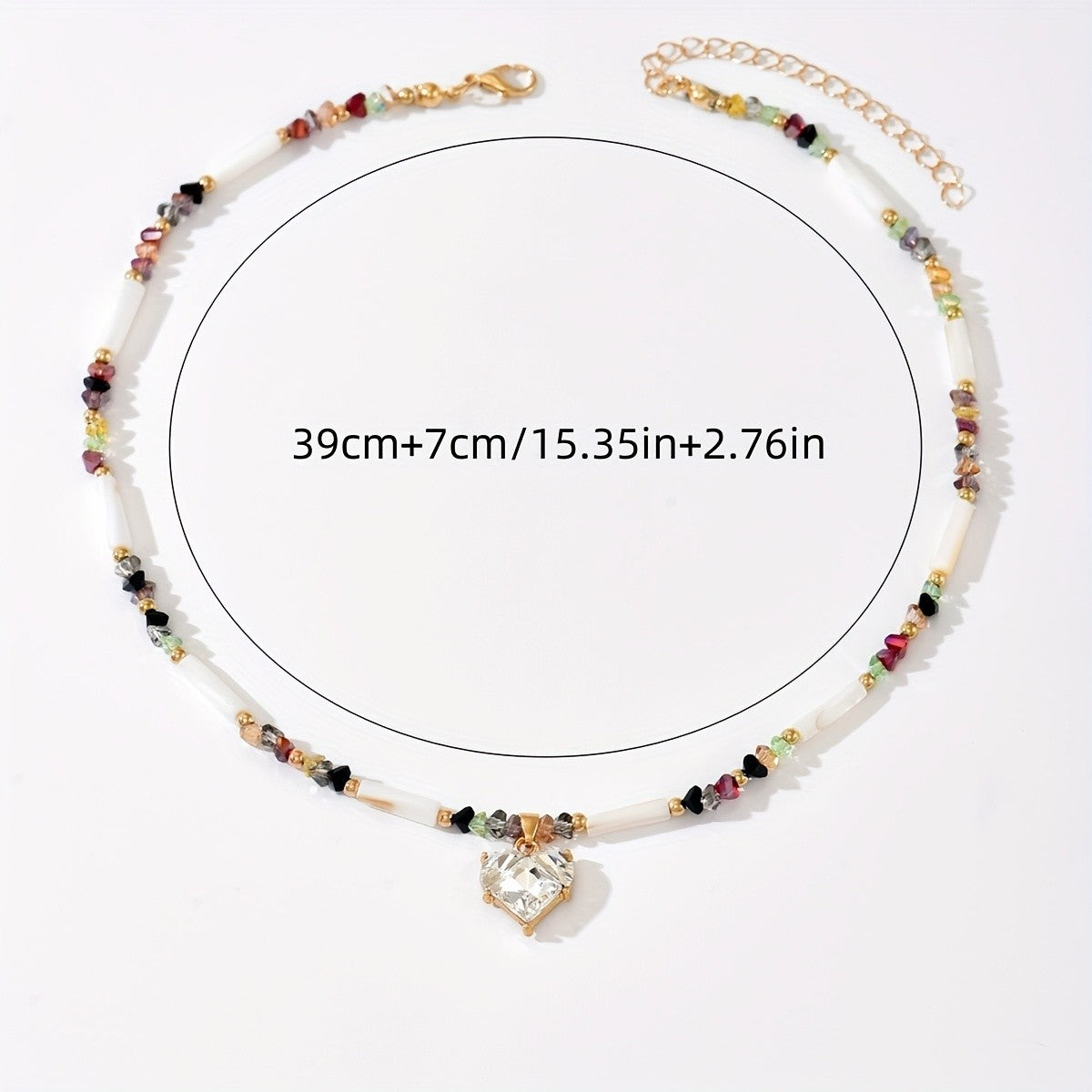 Elegant Boho Heart Necklace