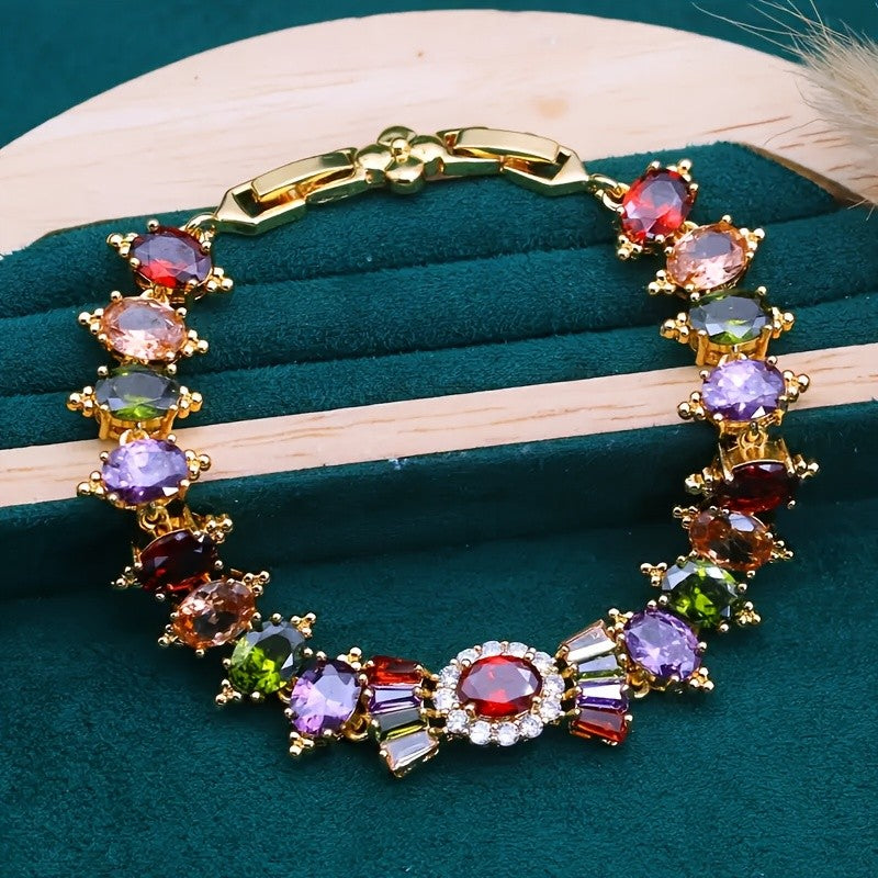 18k Boho Floral Jewelry Set