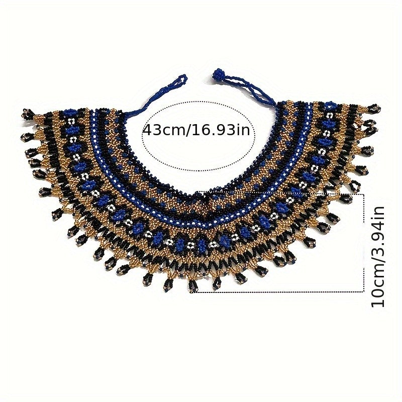 Boho Beaded Collar Necklace