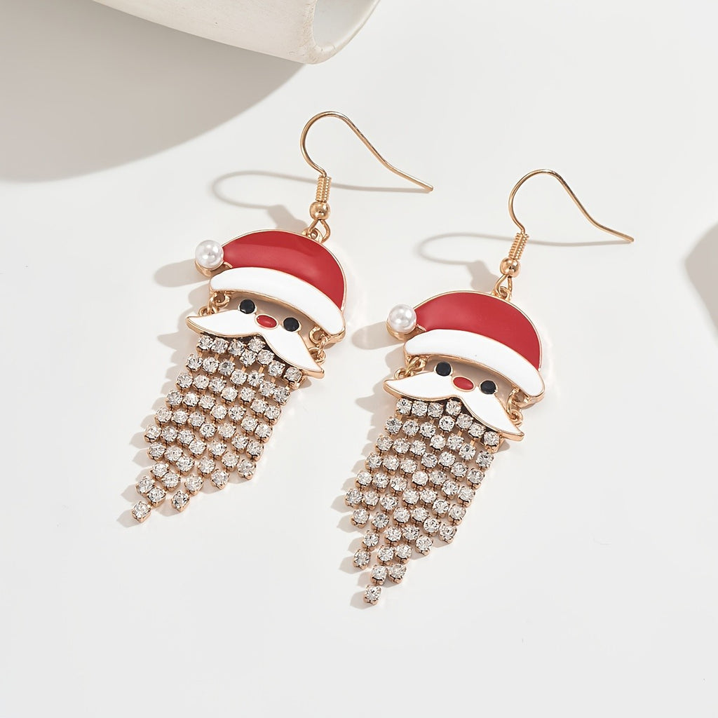 Cute Santa Drop Earrings