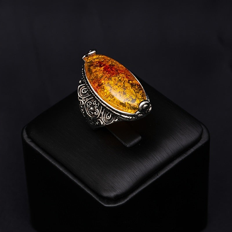 Vintage Oval Stone Ring