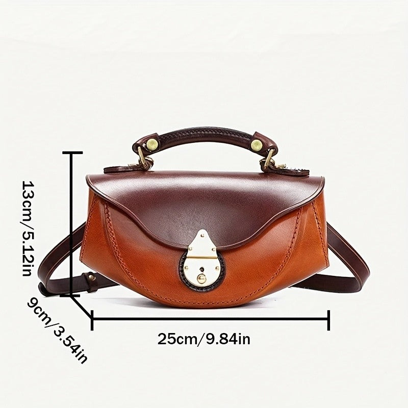 Elegant Genuine Leather Handbag