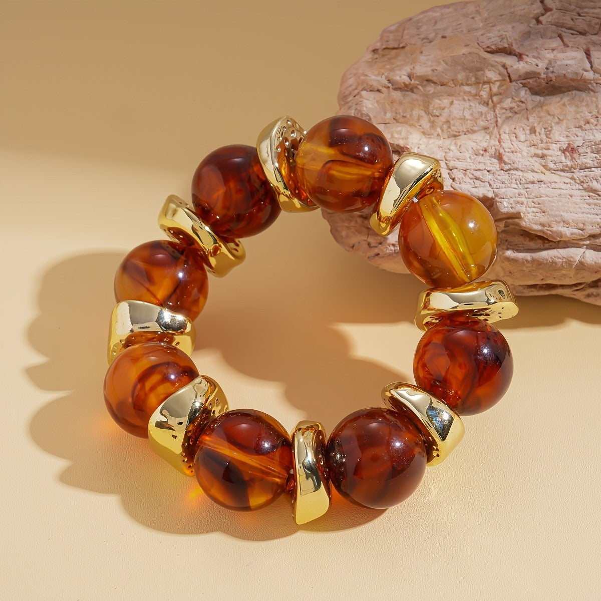 Boho Geometric Bead Bracelet Set
