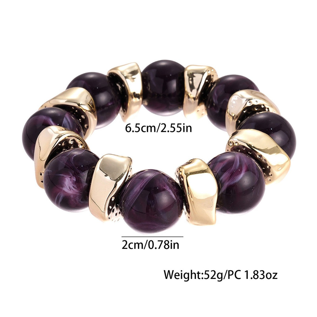 Boho Geometric Bead Bracelet Set