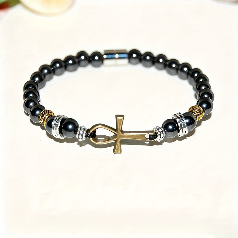 Vintage Ankh Cross Bracelet