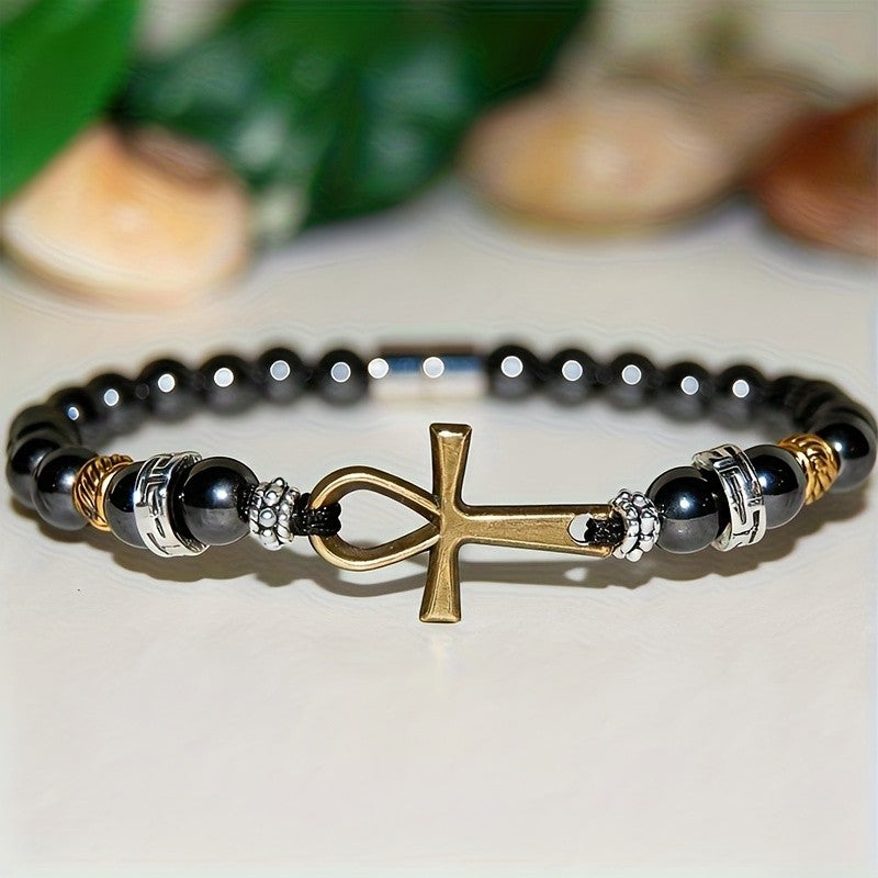 Vintage Ankh Cross Bracelet