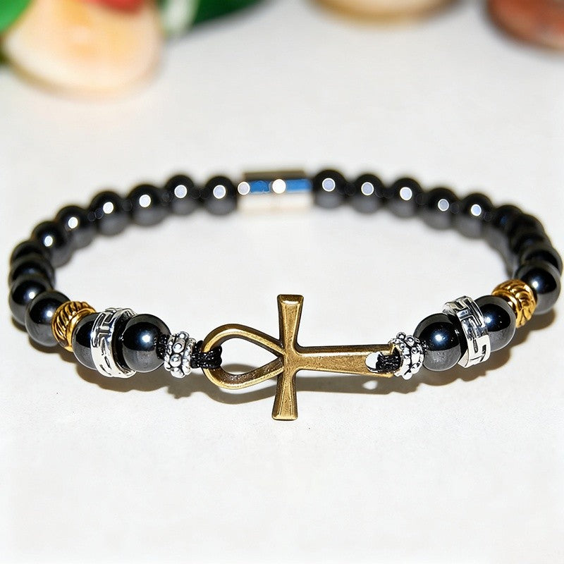 Vintage Ankh Cross Bracelet