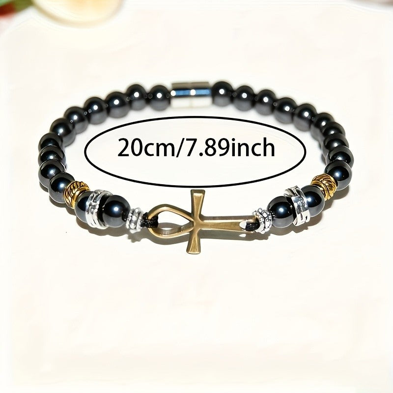Vintage Ankh Cross Bracelet